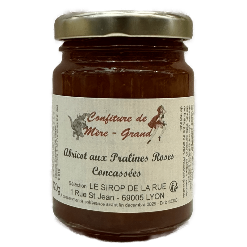 Confiture Abricot aux Pralines roses